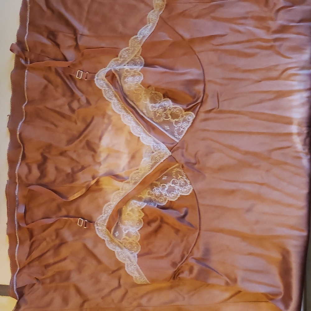Vintage custom hand dyed Vanity Fair slip